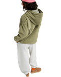 The Roxy Womens Cool Calling Fleece Jacket in Oil Green