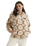 The Roxy Womens Jive Talking Fleece Jacket in Portobella Tropical Tile