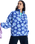 Jive Talking Bonded Fleece Jacket in Coconut Milk Flower Soul