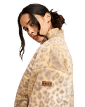 The Roxy Womens Jive Talking Bonded Fleece Jacket in Wild Side