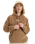 The Roxy Womens Cool Calling Polar Fleece Hoodie in Woodsmoke