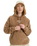 The Roxy Womens Cool Calling Polar Fleece Hoodie in Woodsmoke