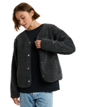 The Roxy Womens Iconic Town Jacket in Phantom