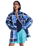 Over & Above Jacket in Dutch Blue Plaid Fade