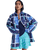 Over & Above Jacket in Dutch Blue Plaid Fade