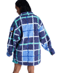 Over & Above Jacket in Dutch Blue Plaid Fade