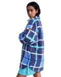 Over & Above Jacket in Dutch Blue Plaid Fade