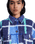 Over & Above Jacket in Dutch Blue Plaid Fade