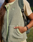 The Roxy Womens Boundless Spirit Gilet in Oil Green