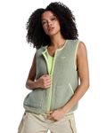 The Roxy Womens Boundless Spirit Gilet in Oil Green
