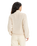 The Roxy Womens Memories Of Sun 1/2 Zip Sweatshirt in Parchment