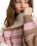 The Roxy Womens Love Again Jumper in Egret