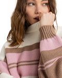 The Roxy Womens Love Again Jumper in Egret