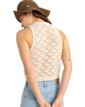 The Roxy Womens Tropic Sky Vest in Parchment