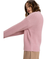 The Roxy Womens Coming Home Jumper in Bleached Mauve