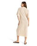 The Roxy Womens Seashell Song Dress in Parchment