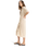 The Roxy Womens Seashell Song Dress in Parchment