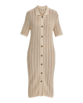 The Roxy Womens Seashell Song Dress in Parchment