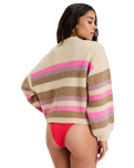 The Roxy Womens Marble Tiles Cardigan in Parchment