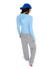 Surf Society Cardigan in Airy Blue