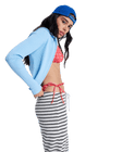 Surf Society Cardigan in Airy Blue