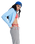 Surf Society Cardigan in Airy Blue