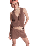 Beach Bungalow Top in Brownie