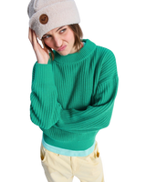The Roxy Womens Coming Home Again Sweatshirt in Sea Green