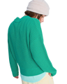 The Roxy Womens Coming Home Again Sweatshirt in Sea Green