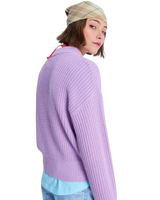 The Roxy Womens Coming Home Again Sweatshirt in Crocus Petal