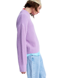 The Roxy Womens Coming Home Again Sweatshirt in Crocus Petal