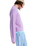 The Roxy Womens Coming Home Again Sweatshirt in Crocus Petal