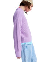 The Roxy Womens Coming Home Again Sweatshirt in Crocus Petal