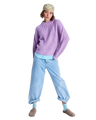 The Roxy Womens Coming Home Again Sweatshirt in Crocus Petal
