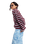 The Roxy Womens Deep As The Ocean Stripes Cardigan in Beet Red All Star Stripe