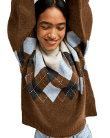 The Roxy Womens Lets Get High Jumper in Chestnut
