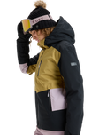 The Roxy Womens Stormdash Technical Jacket in Fennel Seed