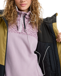 The Roxy Womens Stormdash Technical Jacket in Fennel Seed