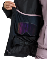 The Roxy Womens Stormdash Technical Jacket in Fennel Seed