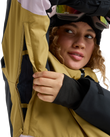 The Roxy Womens Stormdash Technical Jacket in Fennel Seed