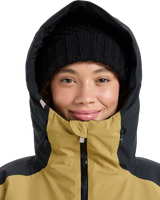 The Roxy Womens Stormdash Technical Jacket in Fennel Seed