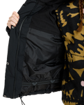 The Roxy Womens Snow Winter Rebel Technical Jacket in True Black
