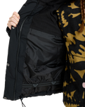 The Roxy Womens Snow Winter Rebel Technical Jacket in True Black