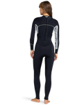 The Roxy Swell Series 3/2mm Back Zip Wetsuit in Egret Mo Rockin Vibes | Available at Anns Cottage