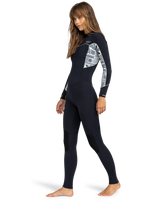 The Roxy Swell Series 4/3mm Back Zip Wetsuit in Egret Mo Rockin Vibes | Available at Anns Cottage