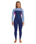 The Roxy Womens Prologue 3/2mm Back Zip Wetsuit in Dark Denim