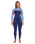 The Roxy Womens Prologue 3/2mm Back Zip Wetsuit in Dark Denim