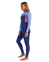The Roxy Womens Prologue 3/2mm Back Zip Wetsuit in Dark Denim