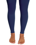 The Roxy Womens Prologue 3/2mm Back Zip Wetsuit in Dark Denim