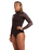 The Roxy Elite 1.5mm Chest Zip Spring Wetsuit in Coconut Shell | Available at Anns Cottage